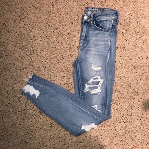 American Eagle ripped jeans